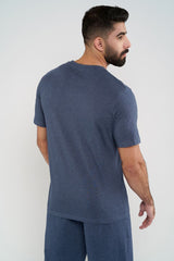 Navy Marl