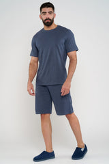 Navy Marl