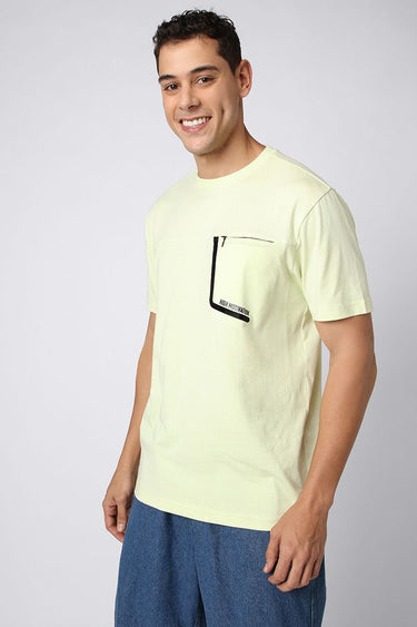 men t-shirt with zipper pocket