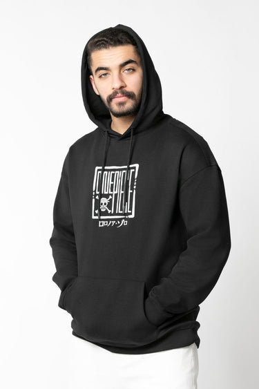 men hoodie with front and back prints