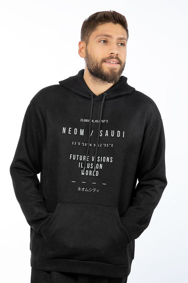 Men Hoodie With Front Print