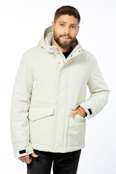 جاكيت بافر رجالي بخامة مبطنة