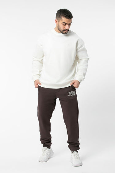 men sweatpants with front print