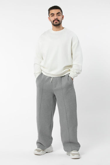 solid colored men sweatpants with wide legs