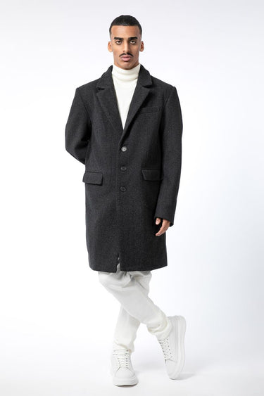 solid colored men coat