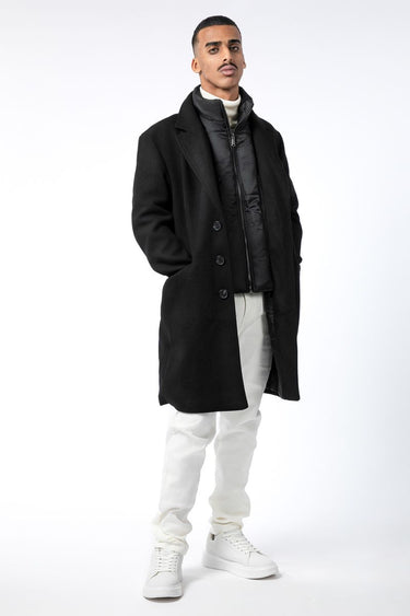 solid colored men coat