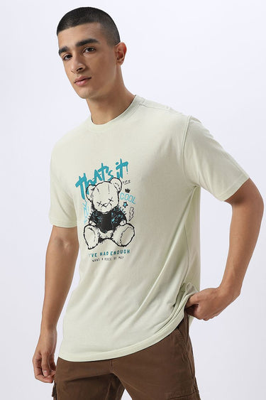 تيشيرت رجالي بطبعة أمامية