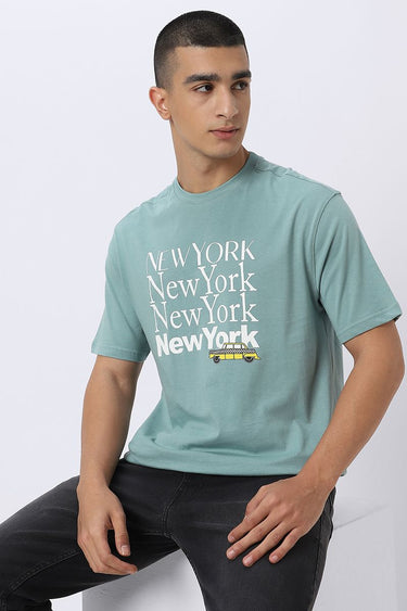 تيشيرت رجالي بطبعة أمامية