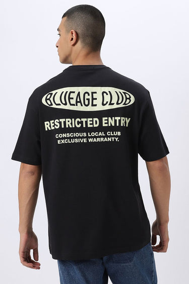 Men T-Shirt With Front And Back Prints