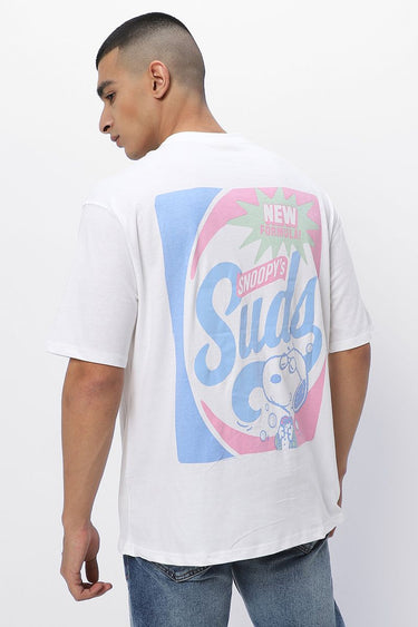 Men T-Shirt With Front And Back Prints