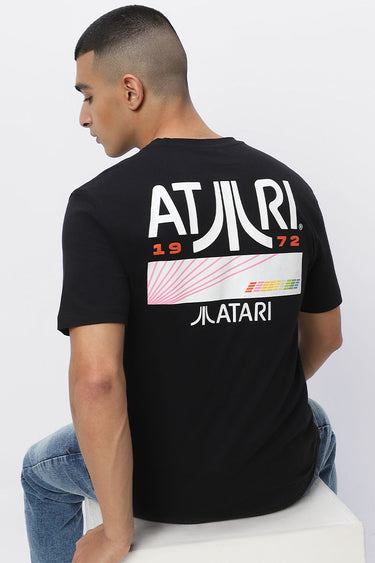 Men T-Shirt With Front And Back Prints