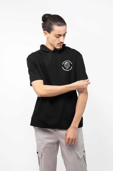 Men Hoodie With Front And Back Prints