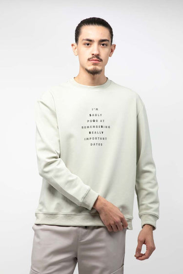 Men Sweatshirt With Front Print