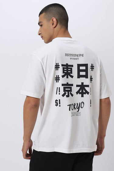 تيشيرت رجالي بطبعة خلفية