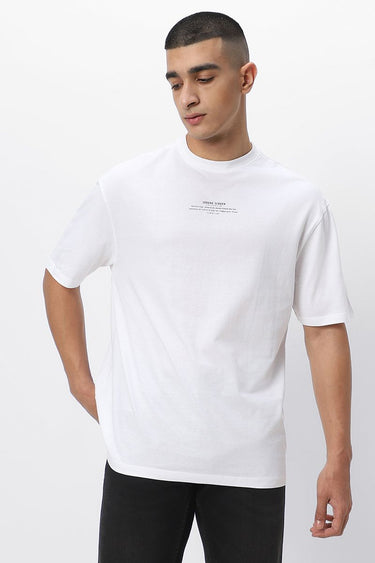 تيشيرت رجالي بطبع أمامية وخلفية