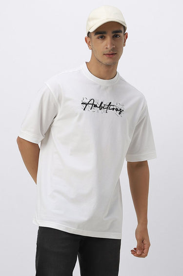 تيشيرت رجالي بطبعة مطرزة