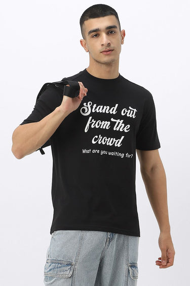 تيشيرت رجالي بطبعة أمامية