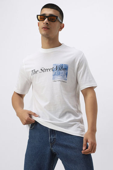 تيشيرت رجالي بطبعة أمامية