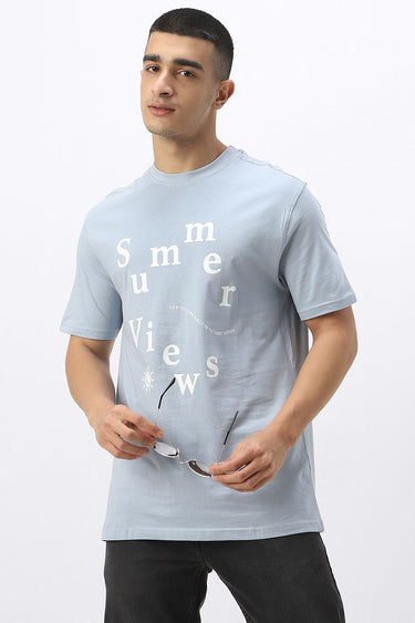 تيشيرت رجالي بطبعة أمامية