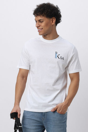 تيشيرت رجالي بطبعة أمامية