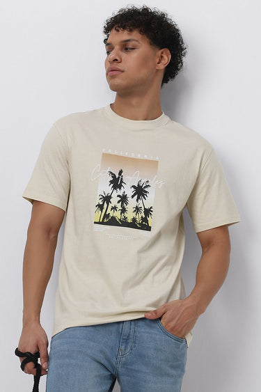 تيشيرت رجالي بطبعة أمامية