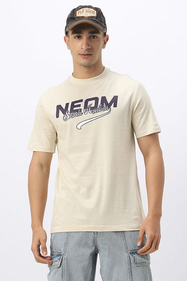 تيشيرت رجالي بطبعة أمامية