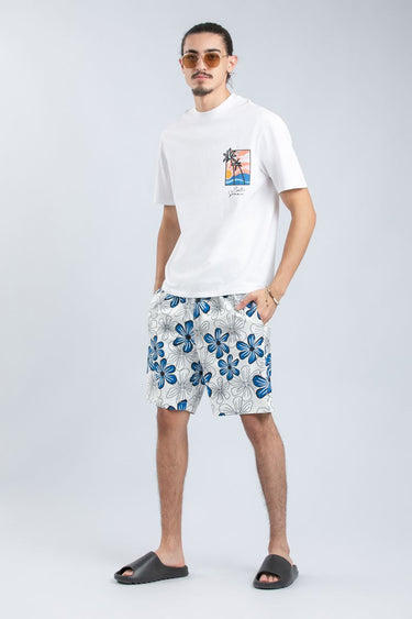 Men'S Fashionable Swimming Shorts With Full Prints