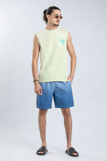 شورت سباحة عصري للرجال بتدرج لوني