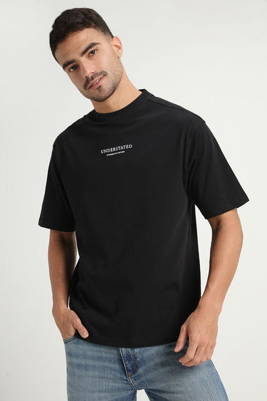 Men'S Short Sleeve T-Shirt With Front & Back Print