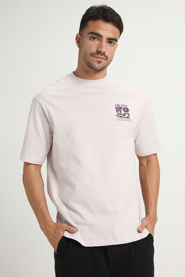 Men'S Short Sleeve T-Shirt With Front & Back Print