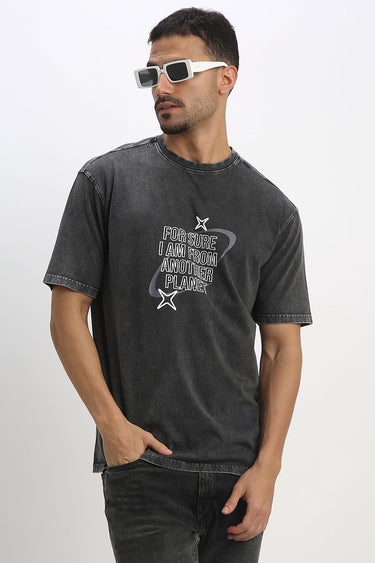 Men'S Rustic Graphic T-Shirt - Front & Back Prints