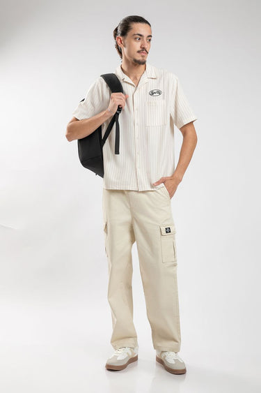 Men's Casual Cargo Pants  Solid Color