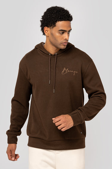 Mens hoodie with drawstring