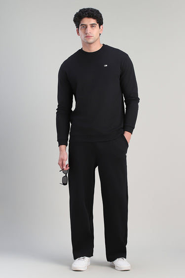 بنطلون رجالي أساسي بخصر مطاطي