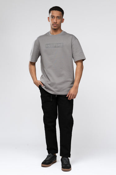 بنطلون جينز أساسي بخصر مطاطي