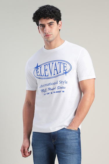 تيشيرت رجالي بطباعة كاجوال