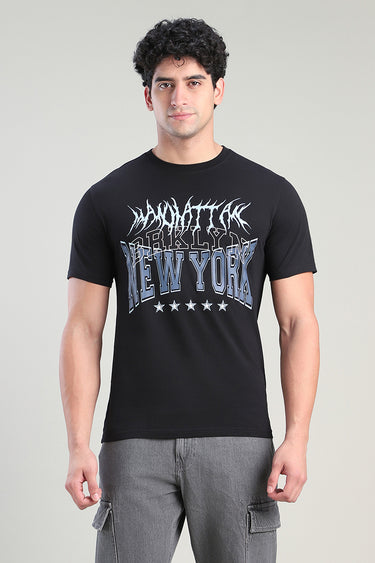 تيشيرت رجالي بطباعة كاجوال