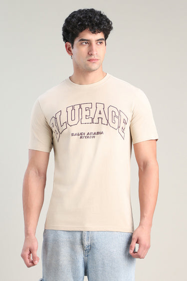 تيشيرت رجالي بطباعة كاجوال