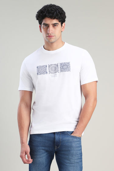 تيشيرت رجالي بطباعة كاجوال