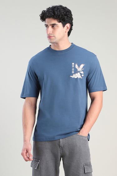 تيشيرت رجالي بطباعة كاجوال