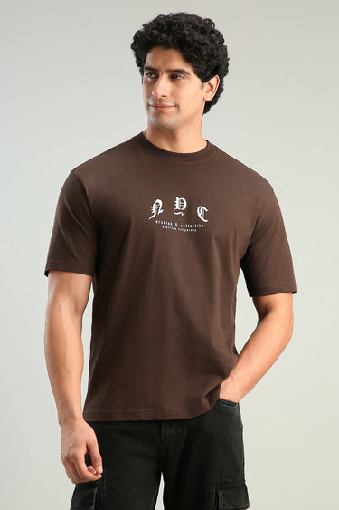 تيشيرت كاجوال بطباعة جرافيك