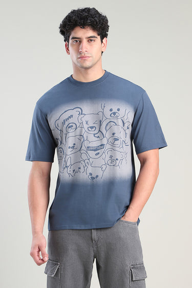 تيشيرت رجالي بطباعة كاجوال