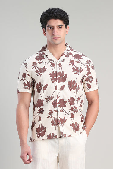 قميص رجالي كاجوال بأكمام قصيرة