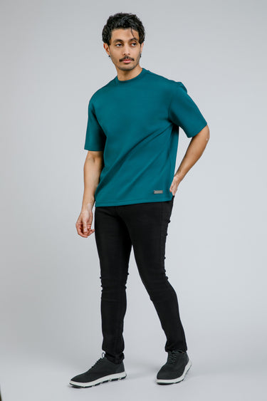 بنطلون جينز بقصة ضيقة وقماش مطاطي