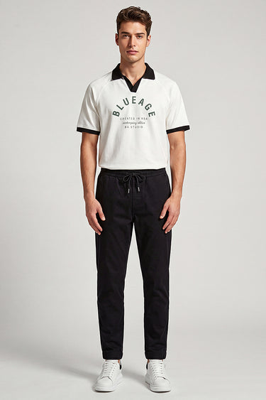 Drawstring Tapered Pants