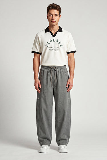 Wide Leg Drawstring Pants