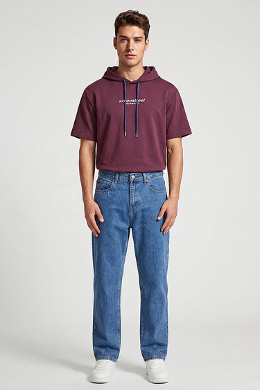Straight Fit Denim Pants