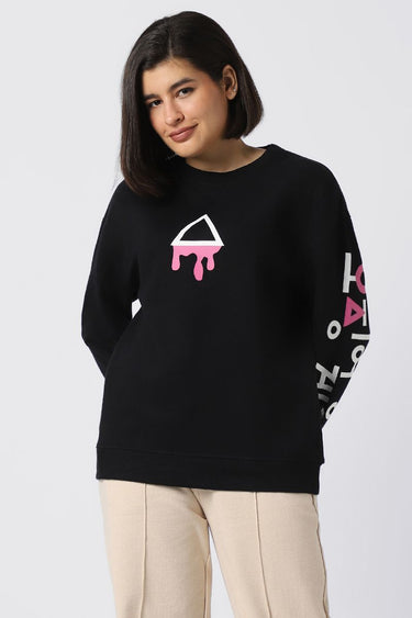 sweatshirt with Squid Games prints