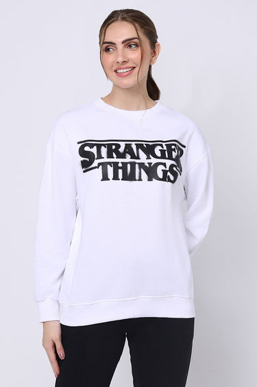 سويت شيرت بطبعة سترينجر ثينغز