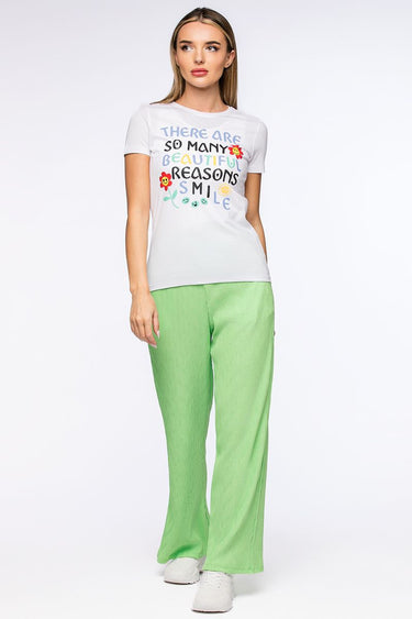 بنطلون نسائي بنقشات متعددة